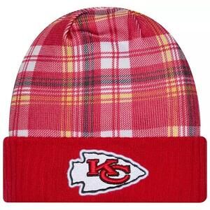NEW - 2024 New Era Cold Weather Statement Knit Beanie (Kansas City Chiefs)